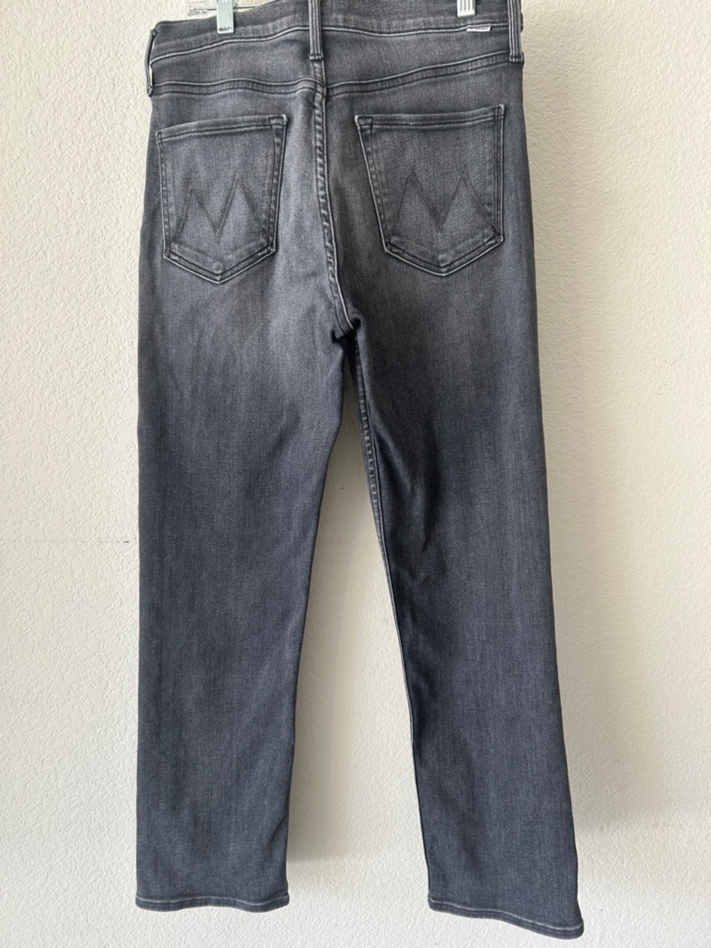 Mother The Tomcat Ankle Straight Leg Jean X Marks The Spot Faded Black size 28 - Picture 6 of 10